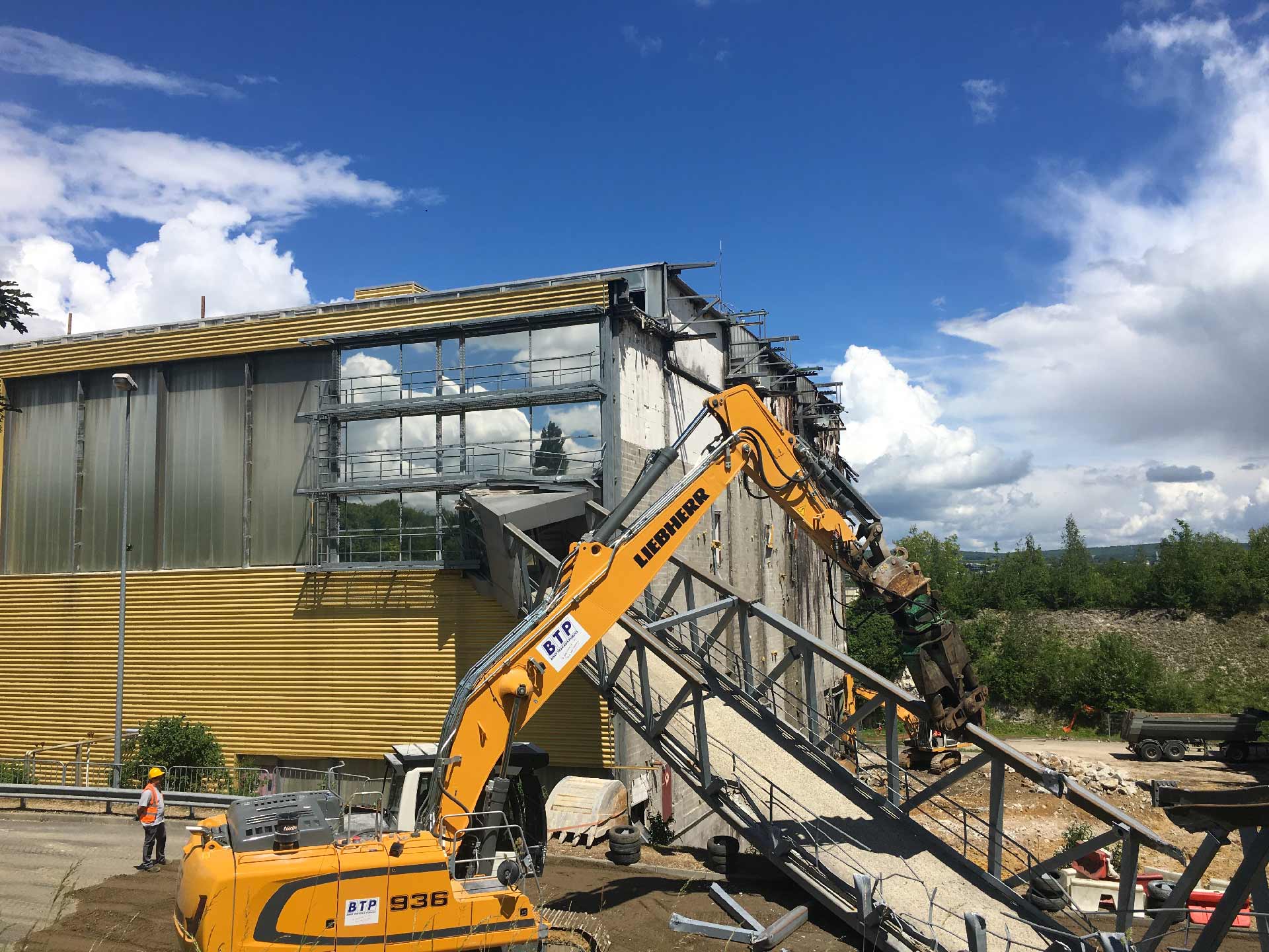 usine recyclage demolition usine